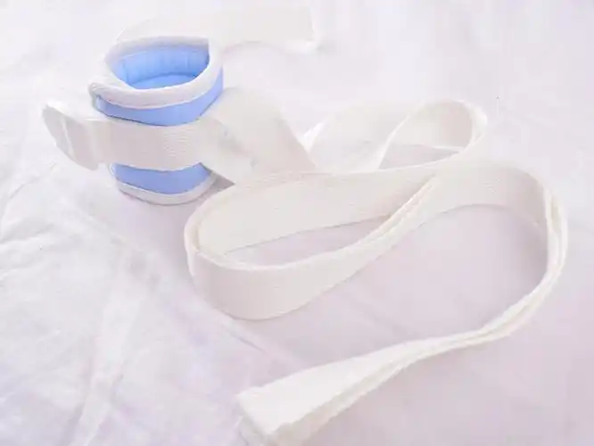 薛湖儿童专用四肢约束带手脚通用绑带捆绑带加长新生儿适用浅蓝色均码