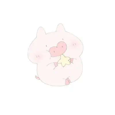 卡通猪图片呆萌头像高清可爱呆萌的猪微信头像图片