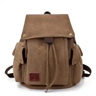 卡帝乐鳄鱼双肩包女帆布运动休闲男士女士背包韩版潮大中学生书包时尚