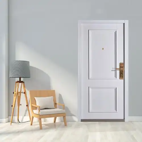 圣甲 甲级防盗门入户门家用安全门进户门庭院门户外门白色门大门