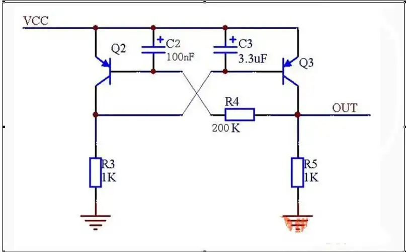 输出短路保护电路图解晶体管三极管锁存器