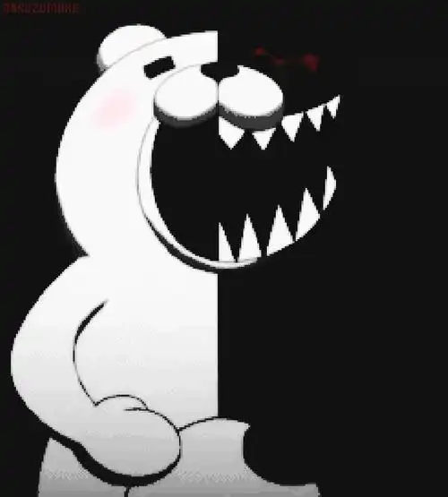 黑白熊gif可爱gif萌gif二次元gif卡通gif