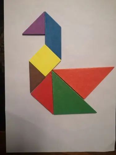 一年级一班强波七巧板拼图