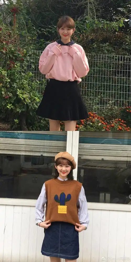 小巧型女生穿搭这样搭配俏皮又可爱