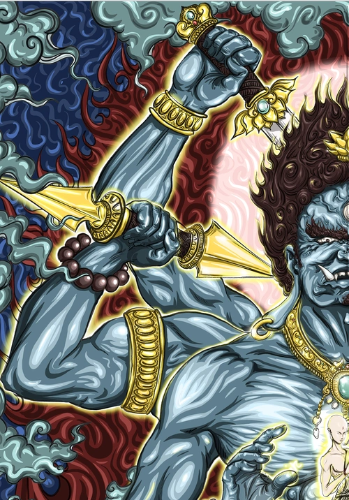 不动明王系列|插画|艺术插画|will秋天 - 原创作品 - 站酷 (zcool)