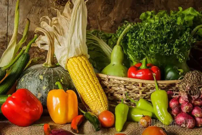 静物蔬菜香草和水果