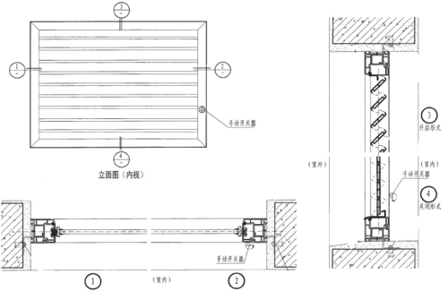 防盗铝合金百叶窗标准