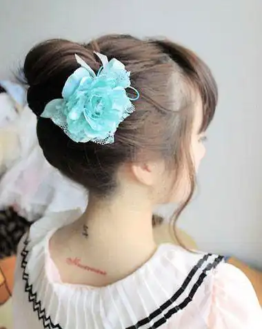 古典舞簪子盘发教程图解 古典舞古典盘发_发型师姐