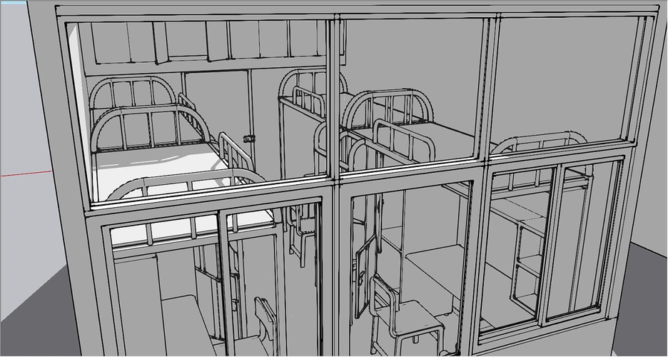 大学宿舍【广工】|三维|建筑/空间|yourzard - 原创作品 - 站酷