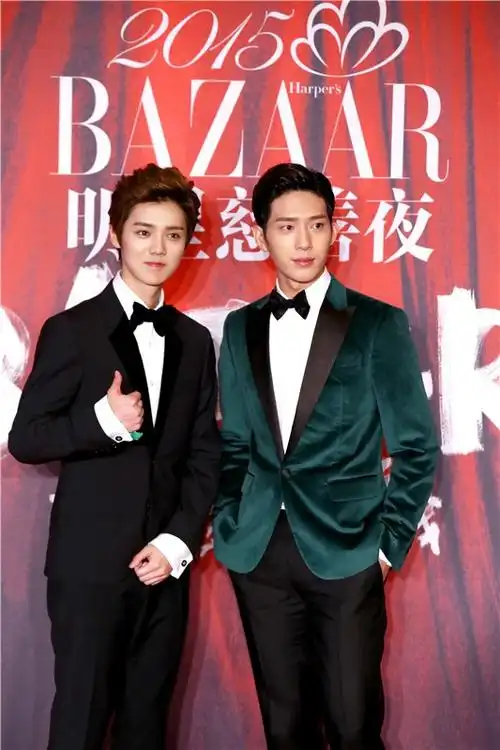 鹿晗出席慈善活动 搭档井柏然秒赞黄渤