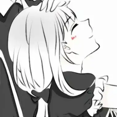 高冷邪魅动漫情侣头像 高清高冷邪魅的黑白情头动漫两张分开_情侣头像