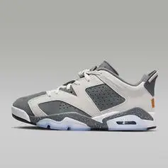 nike耐克jordan6aj6灰白大巴黎复古休闲鞋篮球鞋dz4133008