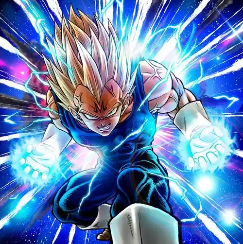 龙珠二哥贝吉塔插画图片