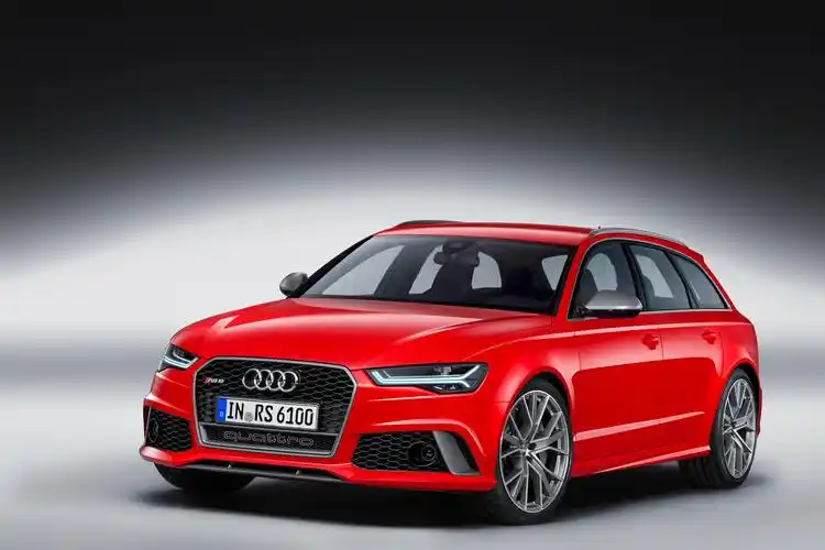 红色奥迪rs6 avant