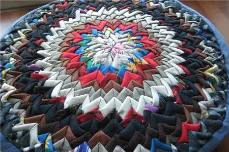 将旧毛衣做成地毯