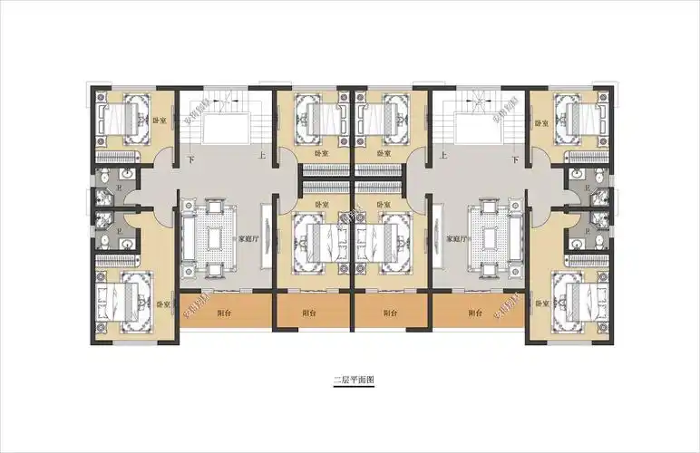 经典新中式别墅,独栋别墅与双拼宅院结合,实用又大气!