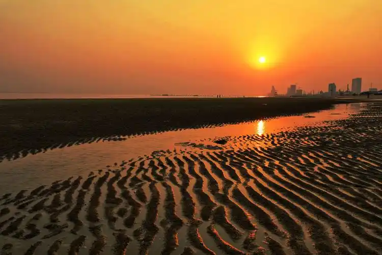 烟台金沙滩风光