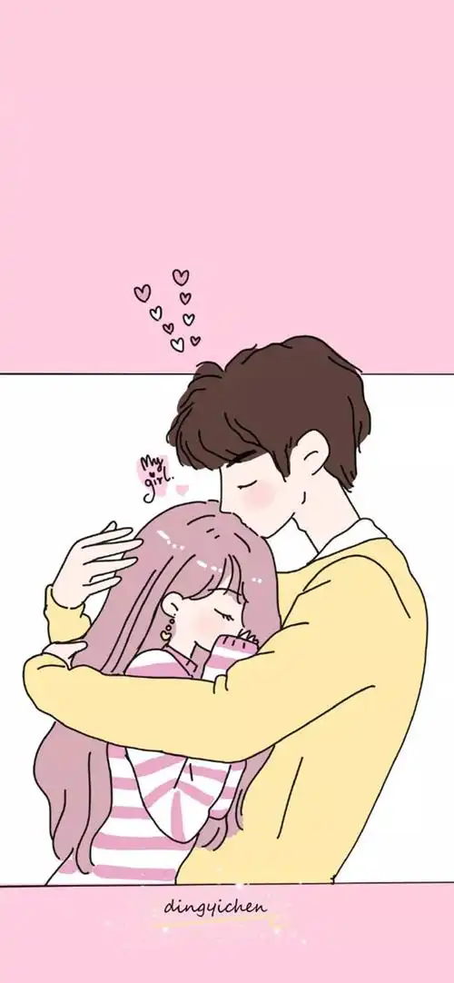 情侣壁纸锁屏想牵着你的手给各位来宾敬酒