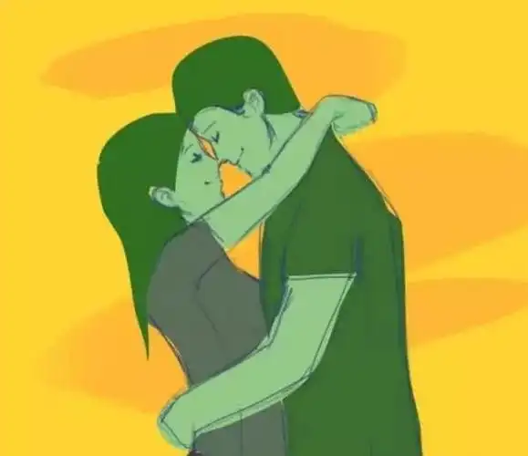 不同身高差的拥抱姿势图解 哪种最适合你?