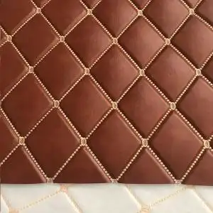 皮革绣花硬包图片