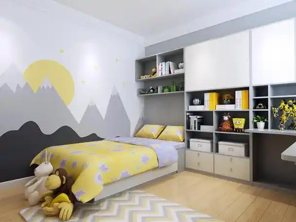 小面积儿童房怎么设计 小户型儿童房间布置效果图