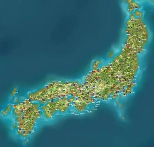 太阁立志游戏地图