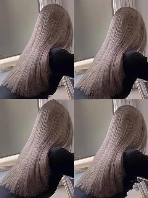 雾感紫灰色不会发黄掉黄的神仙的发色