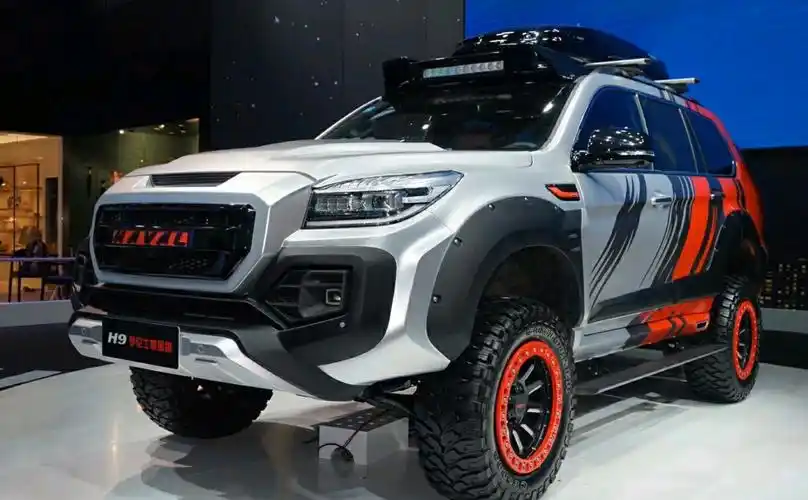 哈弗h9改装的真霸气