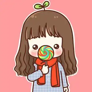 吃棒棒糖的小丫头像