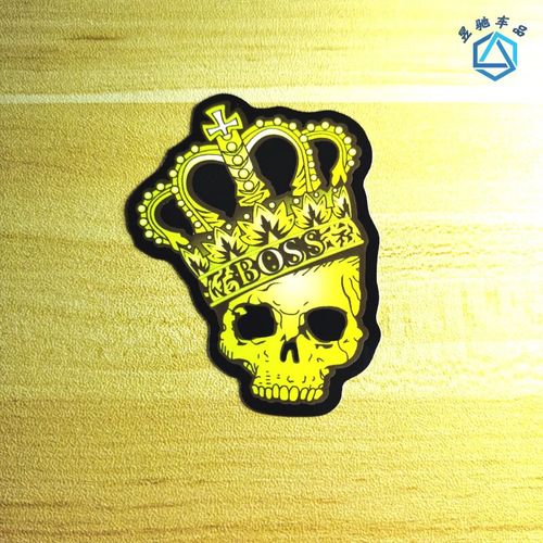 曙业适用于csgo周边游戏贴纸印花实物全息咆哮tyloo 皇冠 4张