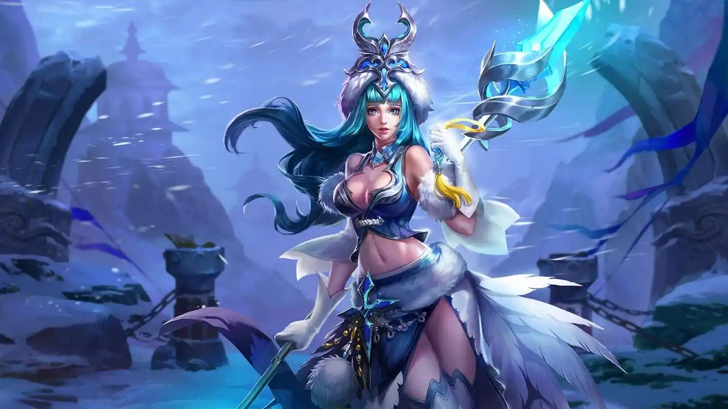 旧版王者荣耀英雄原画 壁纸 王昭君系列 今天有空找了找旧版的英雄