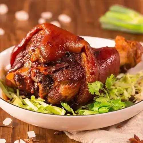 山西襄汾特产老关家酱猪肘熟食带骨五香肘子卤肉类真空即食熟食量腹而