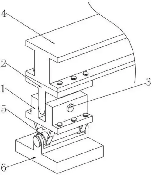 支座结构,所述转动装置包括转动杆,所述转动杆的表面对称固定套接有