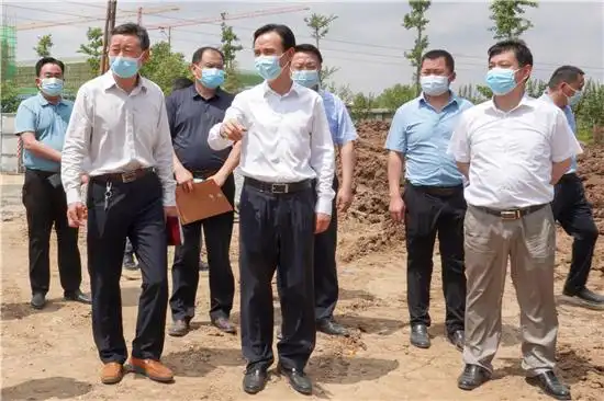 信阳市息县县委书记汪明君深入县先进制造业开发区督导检查项目建设