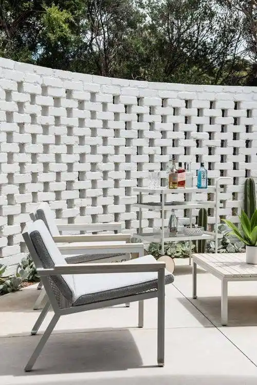 有颜值的庭院都有一面镂空墙_墙体