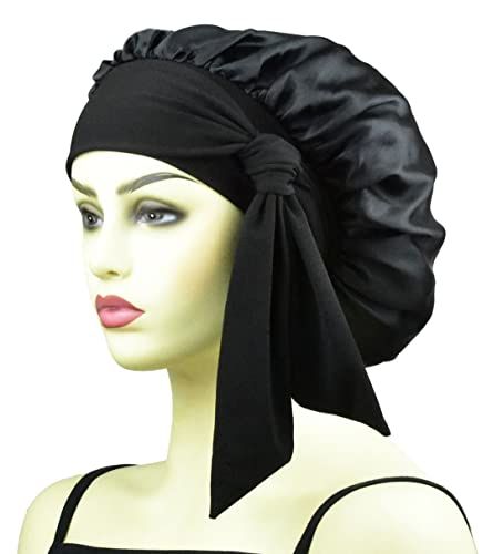silk bonnets satin bonnet for women curly hair covers large