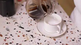 高质量唯美美女手冲制作咖啡视频素材