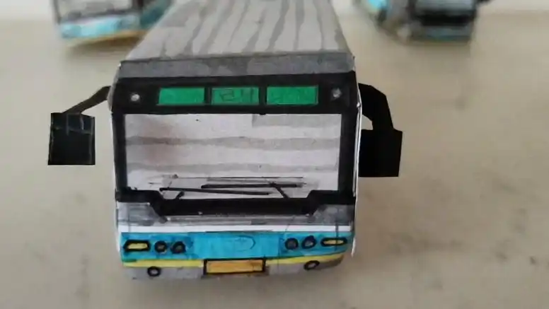 北京公交青年无轨电车电尼纸模型展示(有彩蛋)