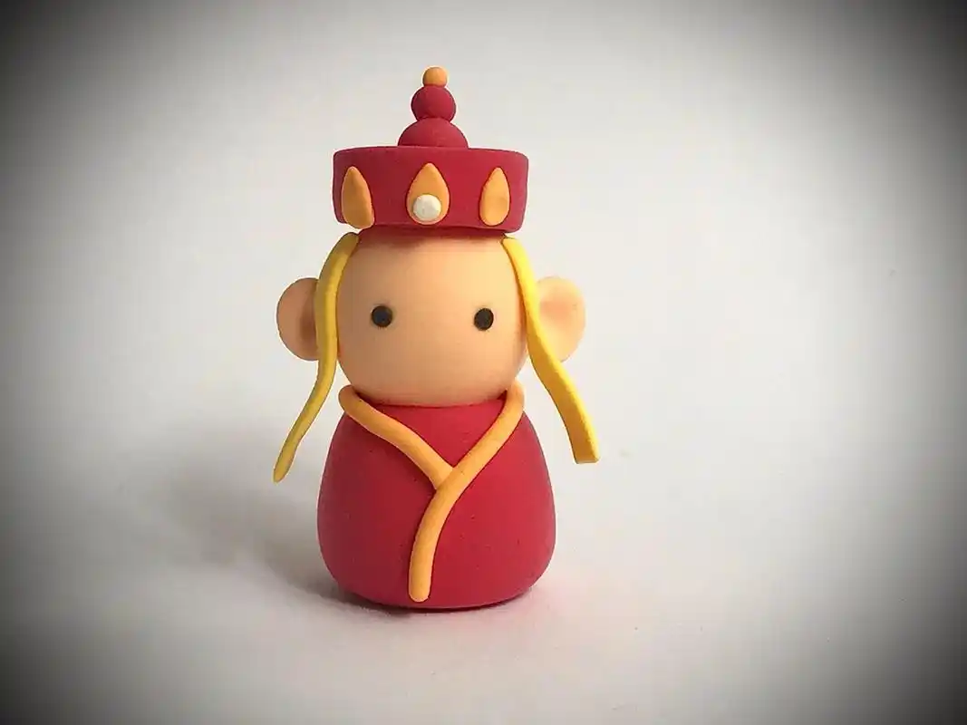 轻粘土手工 打卡第7天—西游记系列 悟空怀揣梦想,目视前方 团队核心