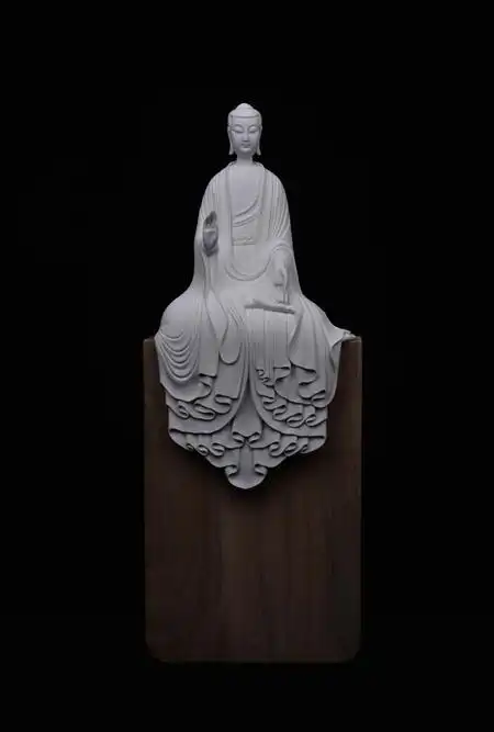 蒋家班造释迦牟尼半跏趺坐像