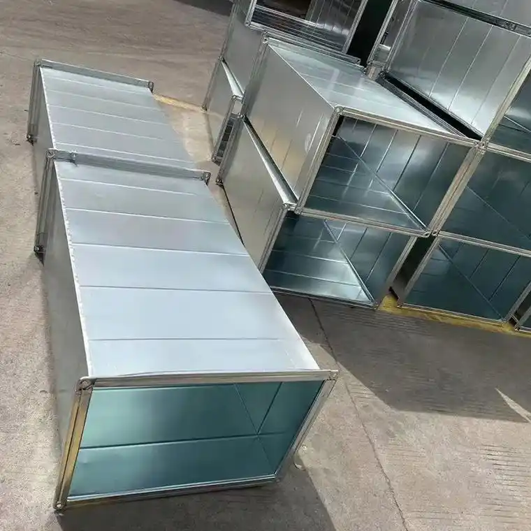 通风管道共板风管角铁风管镀锌白铁皮方管不锈钢风管除尘排烟风管