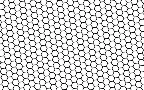 抽象蜂蜜/蜂巢设计. 六角形纹理. 几何分形背景. 幻想数字艺术.