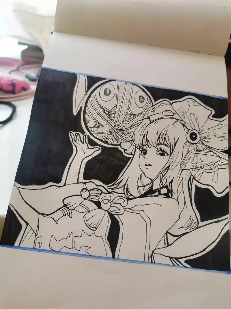 手绘 #绘画过程 #阴阳师手游#改绘 - 抖音