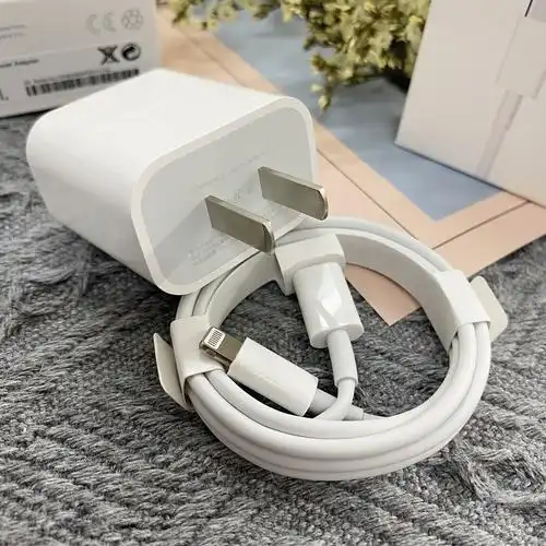 苹果18w快充充电头适用iphone11proxxr678pluspd快充线套装原盒1米pd