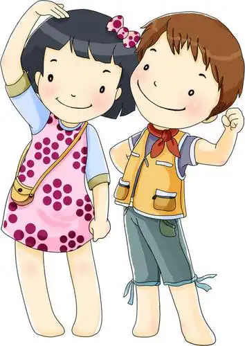 小学生动画人物简笔画