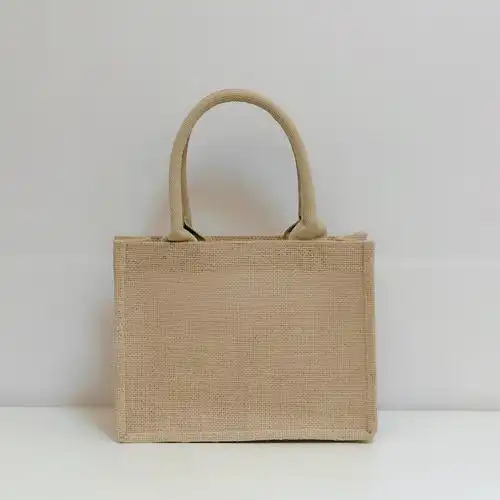 现货muji无印良品 黄麻袋定制购物袋 手拎袋收纳袋 小红书推荐