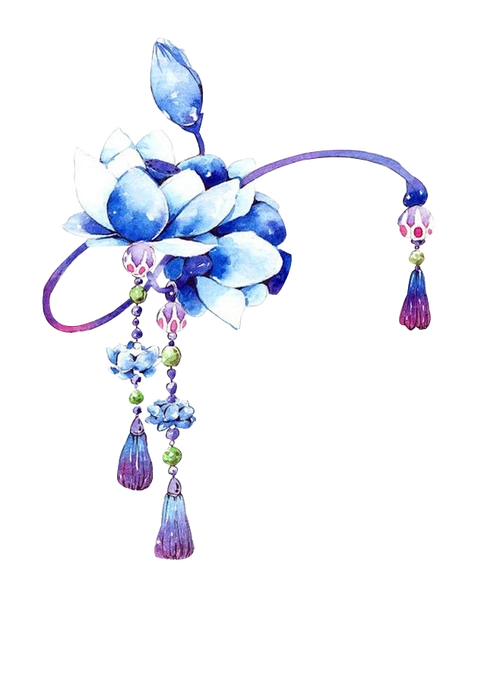 簪子png古风素材