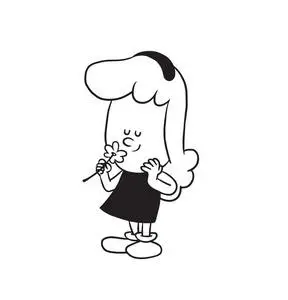 一朵花开的漫画图片