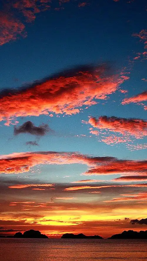 超仙超级美的火烧云图片震撼的超级大片4