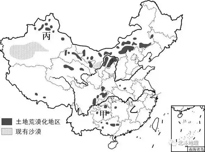 自然因素与人类过度的经济活动相互作用的产物,主要表现为土地沙漠化